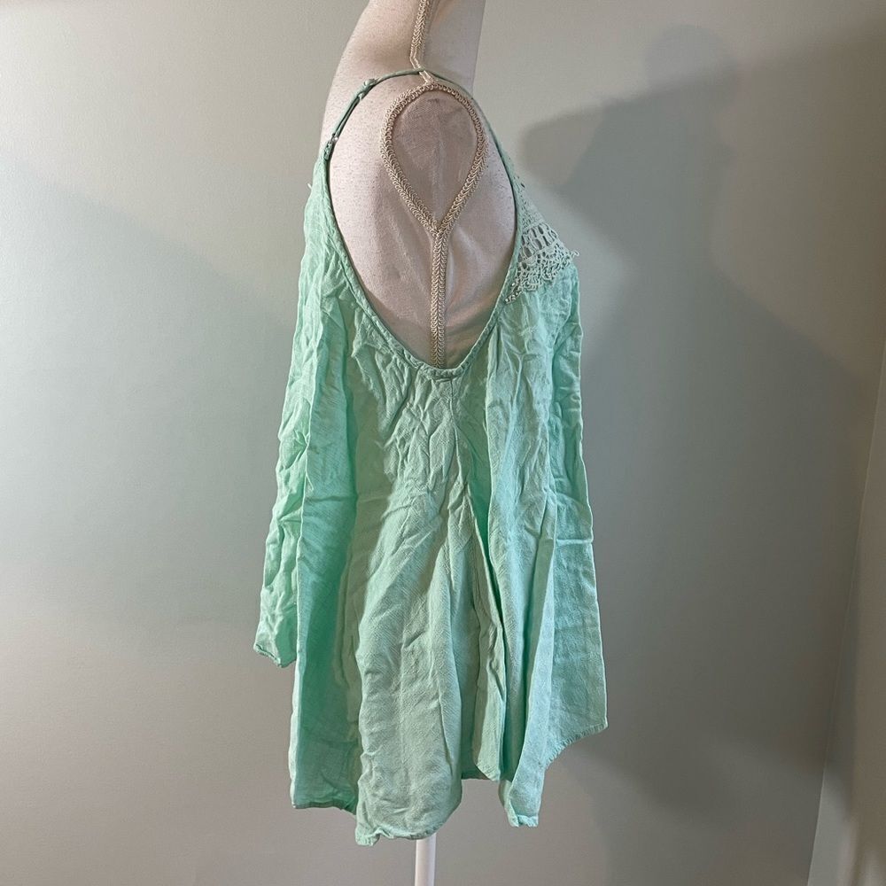 Altar’d State Mint Flowy Tank - Picture 2 of 4